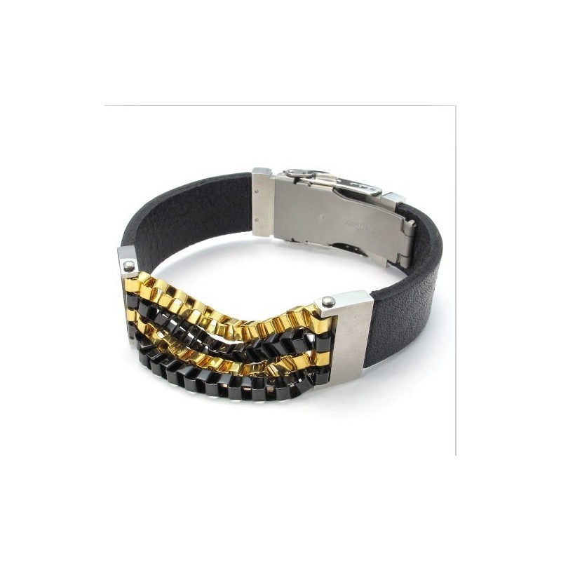 Attraktiv Design, Vacker I Färger, Utmärkt Kvalitet, Titanläderarmband Attraktiv Design, Vacker I Färger, Utmärkt Kvalitet, Titanläderarmband