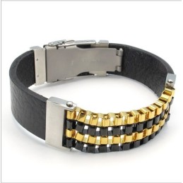 Attraktiv Design, Vacker I Färger, Utmärkt Kvalitet, Titanläderarmband