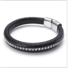 Skicklig Design, Delikata Färger, Stabilt Titanläderarmband Av Hög Kvalitet