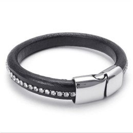Skicklig Design, Delikata Färger, Stabilt Titanläderarmband Av Hög Kvalitet