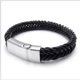 Skicklig Design, Delikata Färger, Stabilt Titanläderarmband Av Hög Kvalitet
