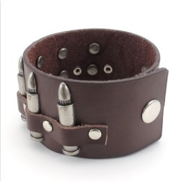 Skicklig Tillverkning Fina Färger Tillförlitlig Kvalitet Titan Läderarmband