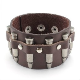 Skicklig Tillverkning Fina Färger Tillförlitlig Kvalitet Titan Läderarmband