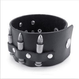Skicklig Tillverkning Fina Färger Tillförlitlig Kvalitet Titan Läderarmband
