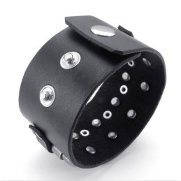 Skicklig Tillverkning Fina Färger Tillförlitlig Kvalitet Titan Läderarmband