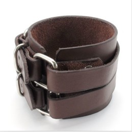 Skicklig Tillverkning Fina Färger Tillförlitlig Kvalitet Titan Läderarmband