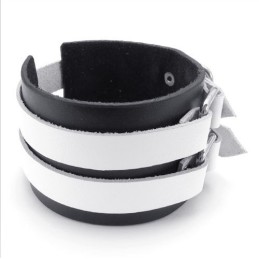 Skicklig Tillverkning Fina Färger Tillförlitlig Kvalitet Titan Läderarmband