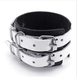 Skicklig Tillverkning Fina Färger Tillförlitlig Kvalitet Titan Läderarmband