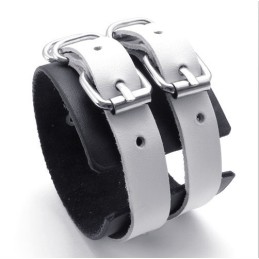 Skicklig Tillverkning Fina Färger Tillförlitlig Kvalitet Titan Läderarmband