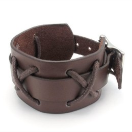 Skicklig Tillverkning Fina Färger Tillförlitlig Kvalitet Titan Läderarmband