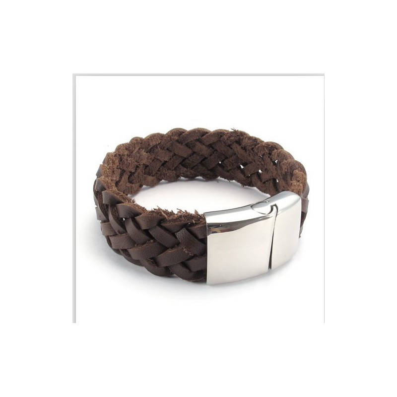 Skicklig Design, Delikata Färger, Stabilt Titanläderarmband Av Hög Kvalitet Skicklig Design, Delikata Färger, Stabilt Titanläderarmband Av Hög Kvalitet