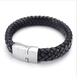 Skicklig Design, Delikata Färger, Stabilt Titanläderarmband Av Hög Kvalitet