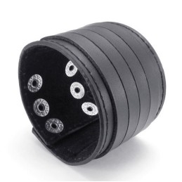 Skicklig Tillverkning Fina Färger Tillförlitlig Kvalitet Titan Läderarmband