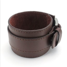 Skicklig Tillverkning Fina Färger Tillförlitlig Kvalitet Titan Läderarmband