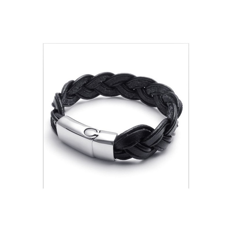 Skicklig Design, Delikata Färger, Stabilt Titanläderarmband Av Hög Kvalitet Skicklig Design, Delikata Färger, Stabilt Titanläderarmband Av Hög Kvalitet