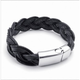 Skicklig Design, Delikata Färger, Stabilt Titanläderarmband Av Hög Kvalitet