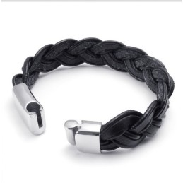 Skicklig Design, Delikata Färger, Stabilt Titanläderarmband Av Hög Kvalitet