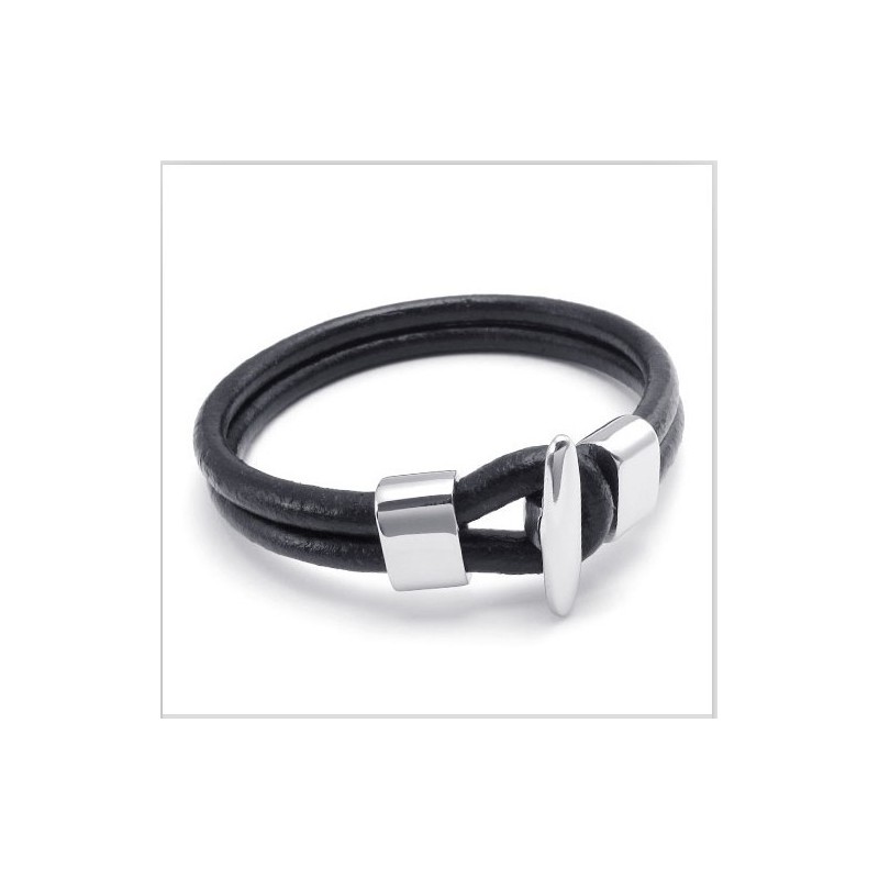 Skicklig Design, Delikata Färger, Stabilt Titanläderarmband Av Hög Kvalitet Skicklig Design, Delikata Färger, Stabilt Titanläderarmband Av Hög Kvalitet