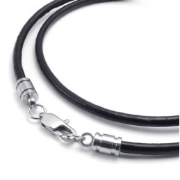 Skicklig Design, Delikata Färger, Utmärkt Titanläderhalsband