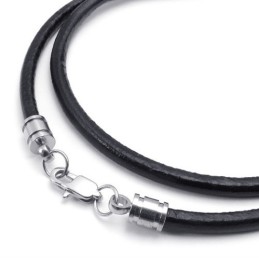 Skicklig Design, Delikata Färger, Utmärkt Titanläderhalsband