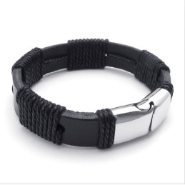 Skicklig Design, Delikata Färger, Pålitlig Kvalitet, Titanläderarmband