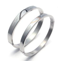 Elegant Form Färgbriljans Utmärkt Kvalitet Titanarmband