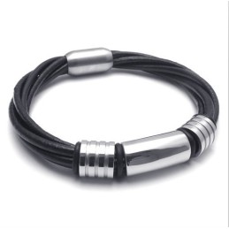 Skicklig Tillverkning Fina Färger Tillförlitligt Titanläderarmband Av Hög Kvalitet