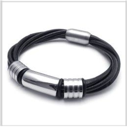 Skicklig Tillverkning Fina Färger Tillförlitligt Titanläderarmband Av Hög Kvalitet