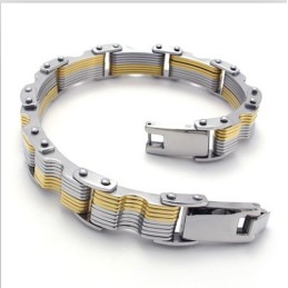 Finbearbetad Färgglans Stabil Kvalitet I Titanarmband