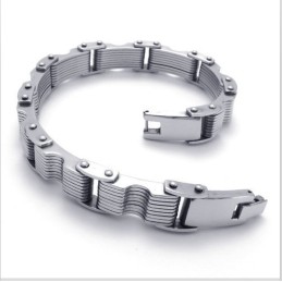 Skicklig Tillverkning Färgbriljans Utmärkt Kvalitet Titanarmband