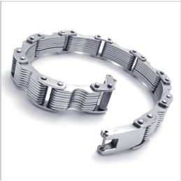 Skicklig Tillverkning Färgbriljans Utmärkt Kvalitet Titanarmband