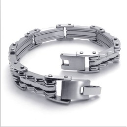 Skicklig Tillverkning Färgbriljans Utmärkt Kvalitet Titanarmband
