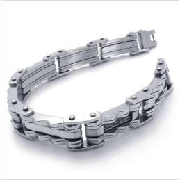 Skicklig Tillverkning Färgbriljans Utmärkt Kvalitet Titanarmband