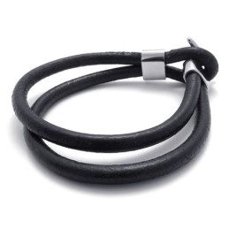 Skicklig Tillverkning Fina Färger Tillförlitligt Titanläderarmband Av Hög Kvalitet
