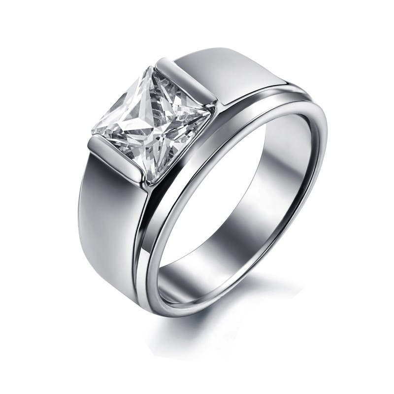 Att Njuta Av Högt Rykte Hemma Och Utomlands Kvinnlig Titanring Med Strass Att Njuta Av Högt Rykte Hemma Och Utomlands Kvinnlig Titanring Med Strass