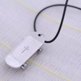 Modegåva Snowboard Bibel Titan Halsband Hänge