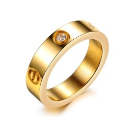 Säljer Bra Över Hela Världen Titanring Med Diamant