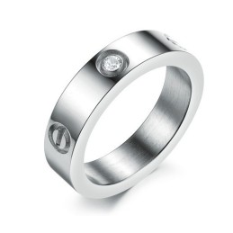 Säljer Bra Över Hela Världen Titanring Med Diamant