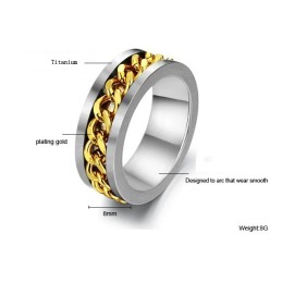 Högkvalitativ Titanring För Män