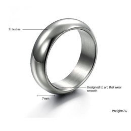 Högkvalitativ Manlig Titanring