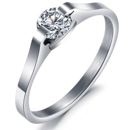 Stabil Kvalitets Titanring Med Strass