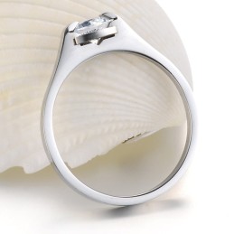 Stabil Kvalitets Titanring Med Strass