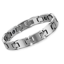 Lättanvänt Magnetiskt Titanarmband För Män