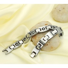 Lättanvänt Magnetiskt Titanarmband För Män