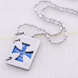 Romantisk Kärleksbrev Titan Kors Halsband Hänge
