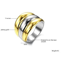 Välkänd För Sin Fina Kvalitets Exaggerate Titanium Ring