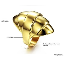 Högkvalitativ Överdriven Titanring
