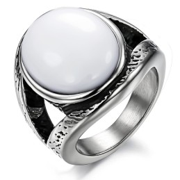 Säljer Bra Över Hela Världen Överdriven Onyx Titanium Ring