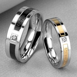 Kungen Av Kvantitet Titanring För Älskare Med Diamant