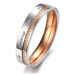 Att Njuta Av Högt Rykte Hemma Och Utomlands Grid Titanium Ring För Älskare